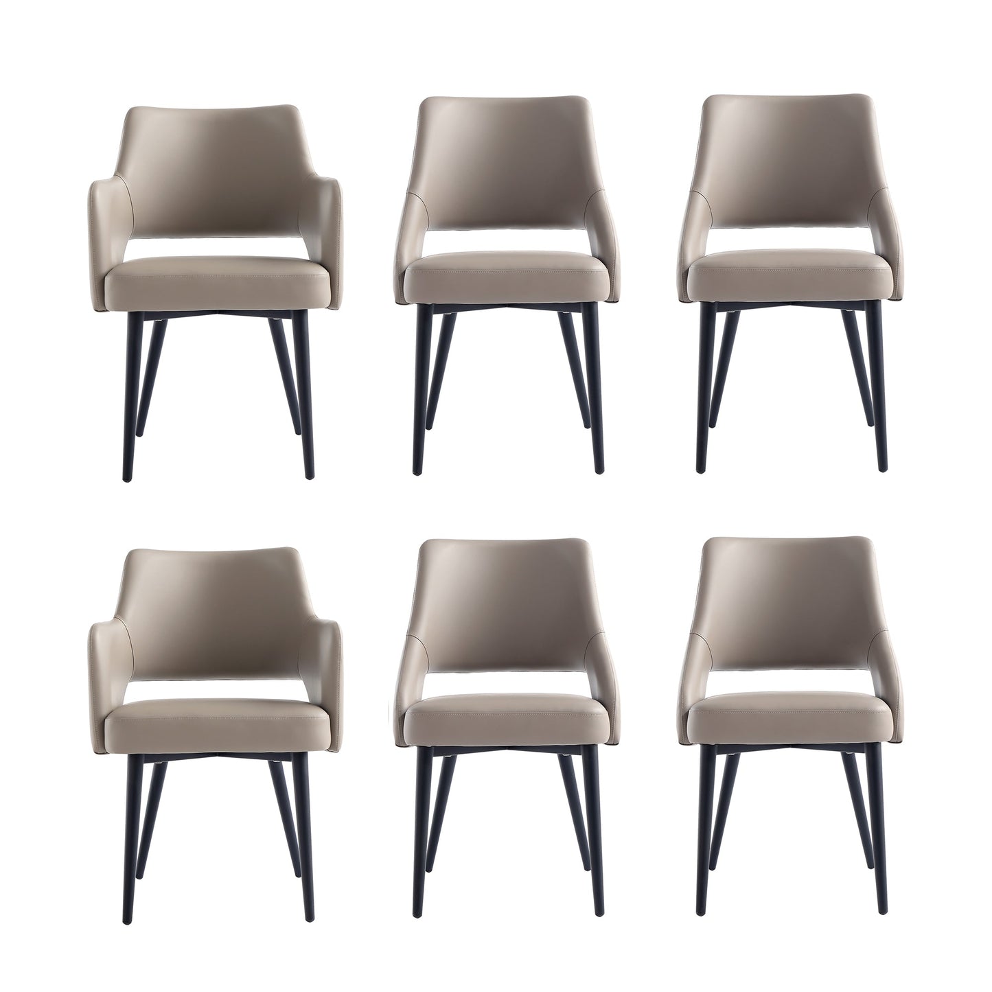 Manhattan Comfort 6-Piece Tremont Dining Chair