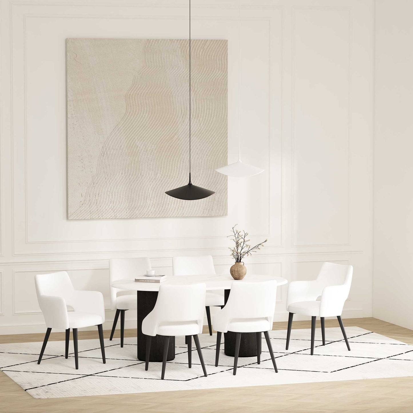 Manhattan Comfort 6-Piece Tremont Dining Chair