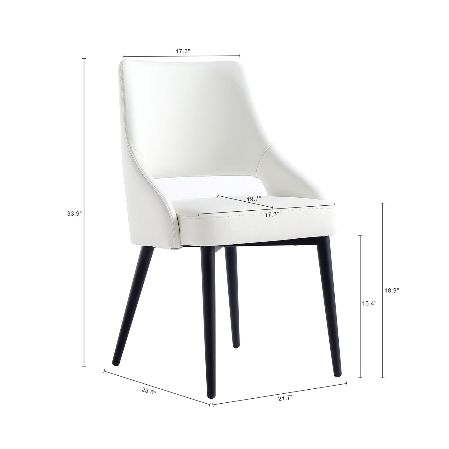 Manhattan Comfort 6-Piece Tremont Dining Chair