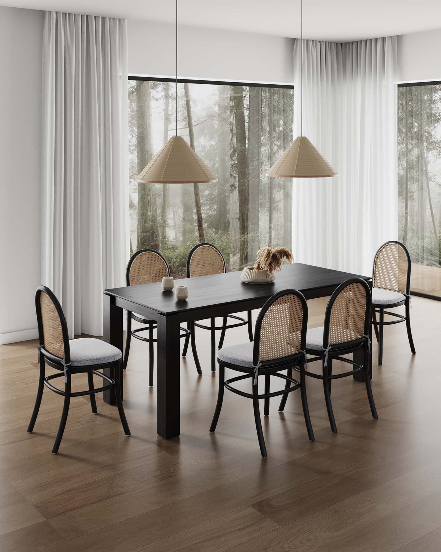 Manhattan Comfort 7-Piece Paragon 1.0 and Rockaway Dining