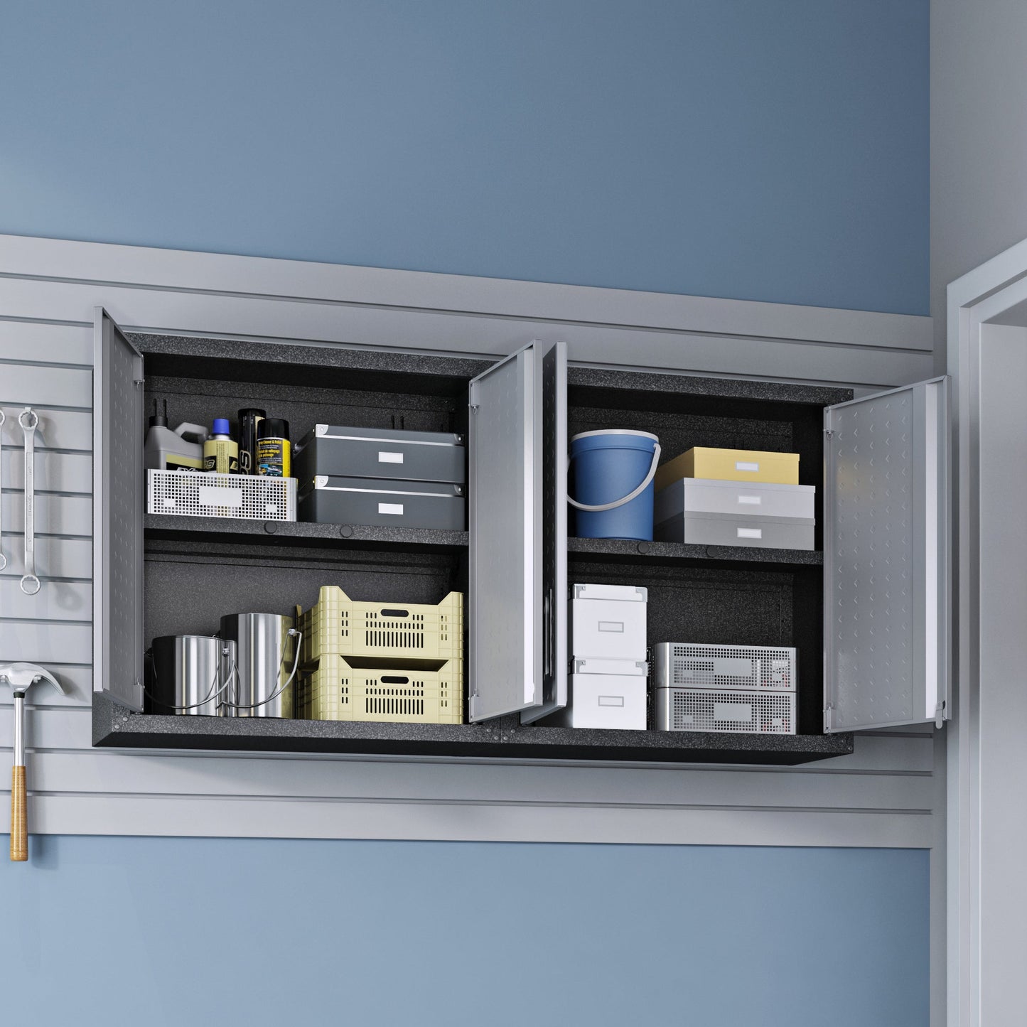 Manhattan Comfort 6-Piece Fortress Garage Set