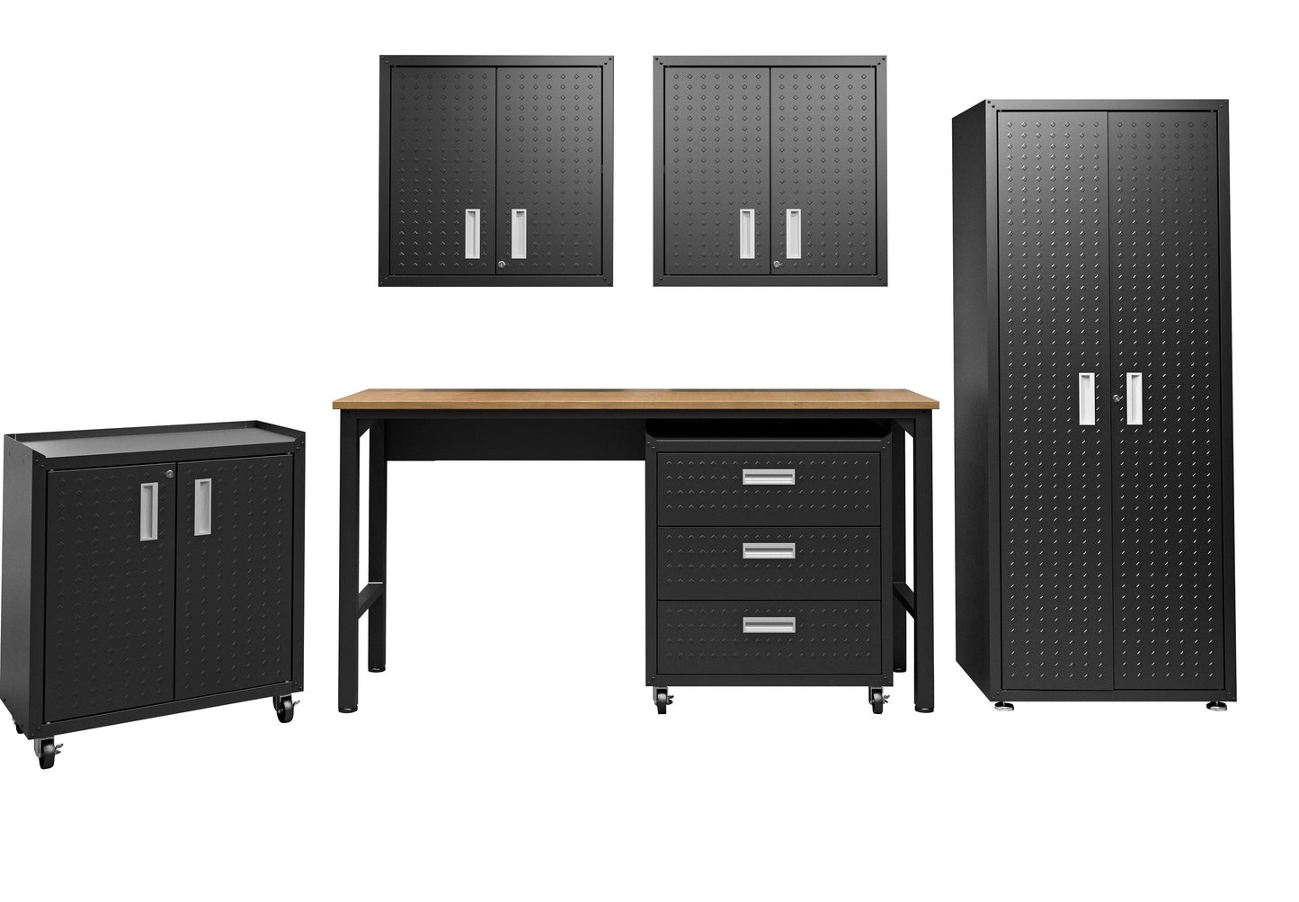 Manhattan Comfort 6-Piece Fortress Garage Set