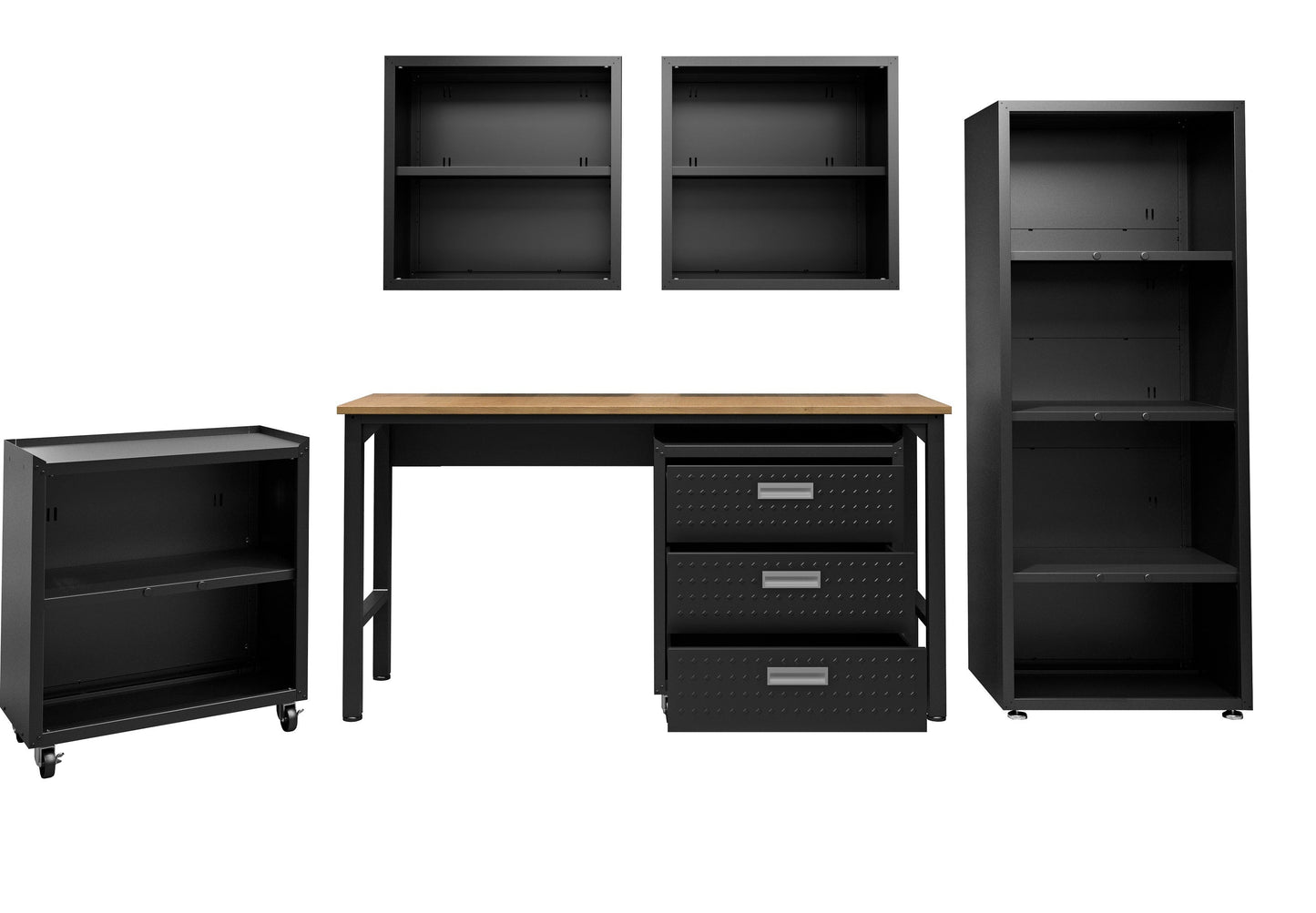 Manhattan Comfort 6-Piece Fortress Garage Set