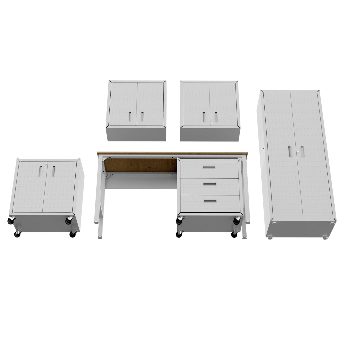 Manhattan Comfort 6-Piece Fortress Garage Set