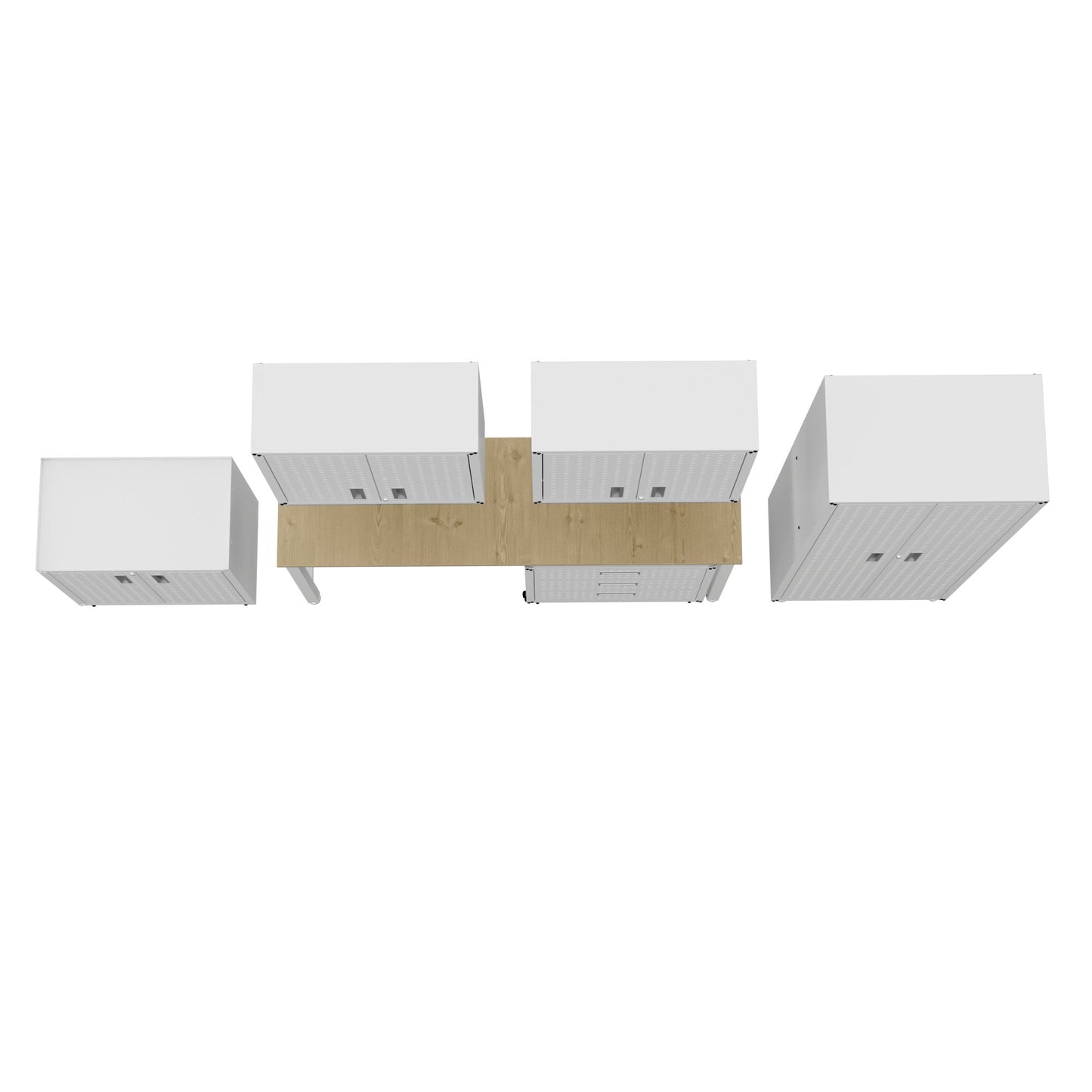 Manhattan Comfort 6-Piece Fortress Garage Set