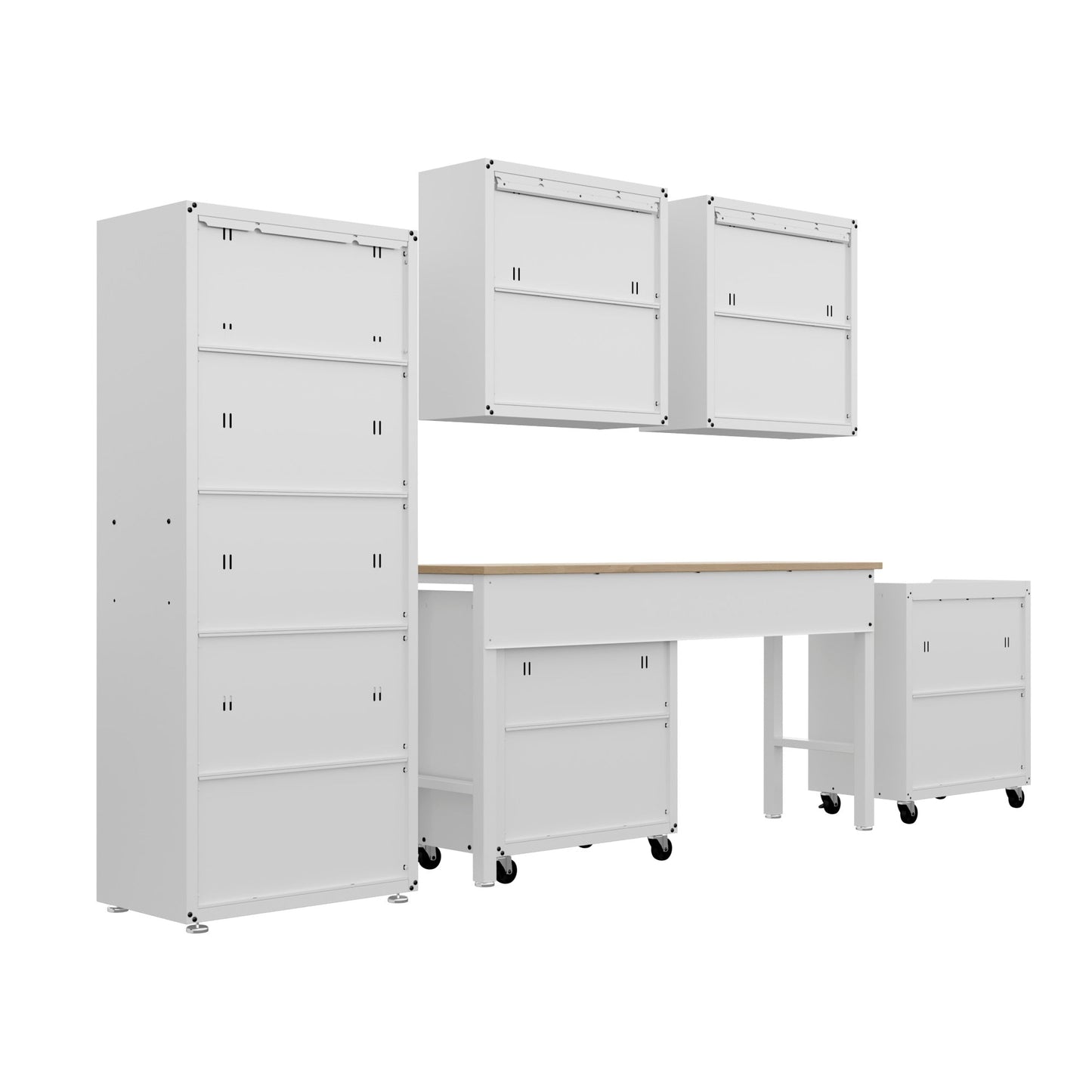 Manhattan Comfort 6-Piece Fortress Garage Set