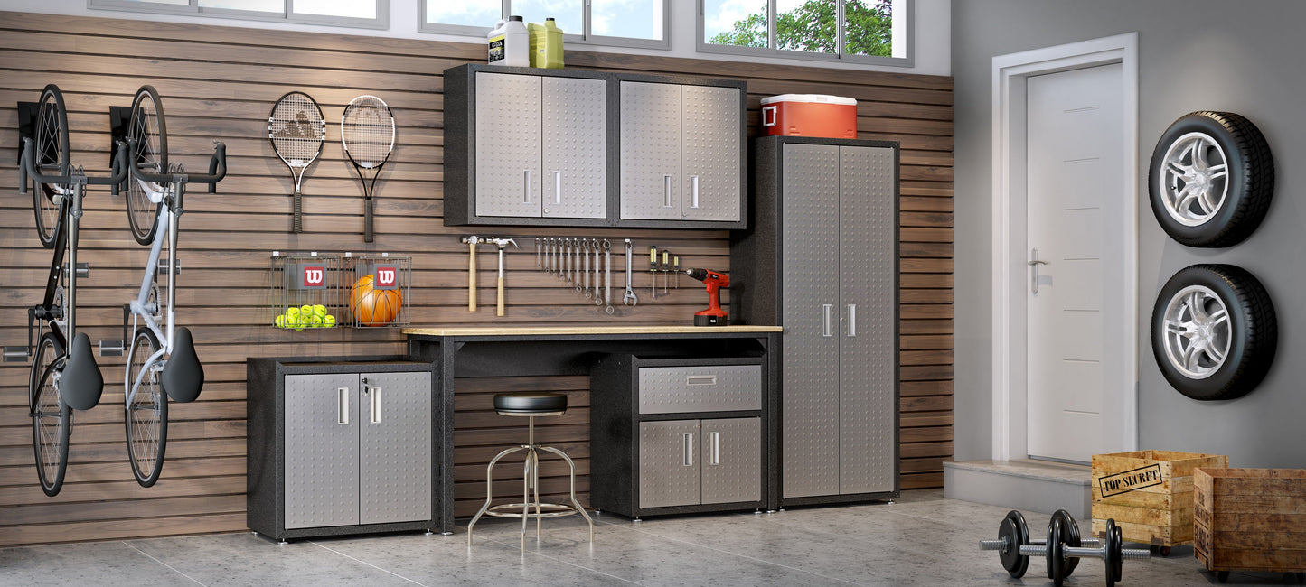 Manhattan Comfort Fortress Garage Table