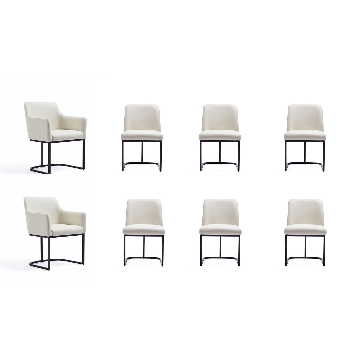 Manhattan Comfort 8-Piece Serena Dining Set