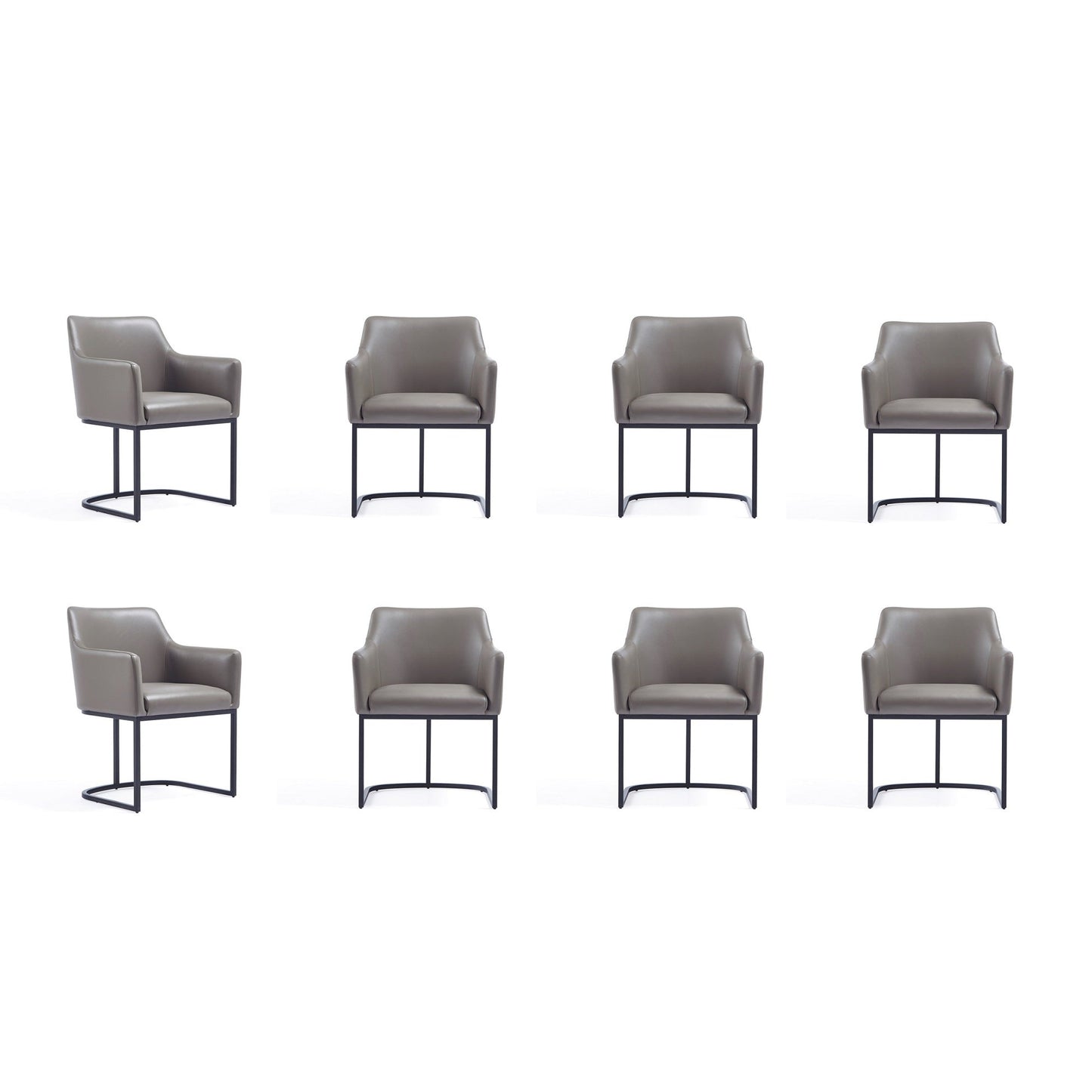Manhattan Comfort 8-Piece Serena Dining Set