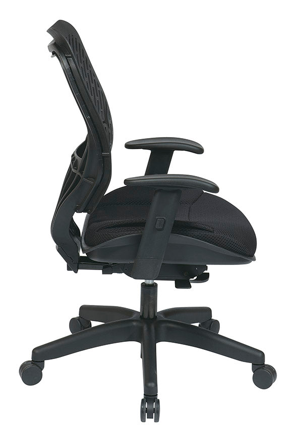 Self Adjusting Raven SpaceFlex® Back and Raven Mesh SeatManager’s Chair with Adjustable Arms