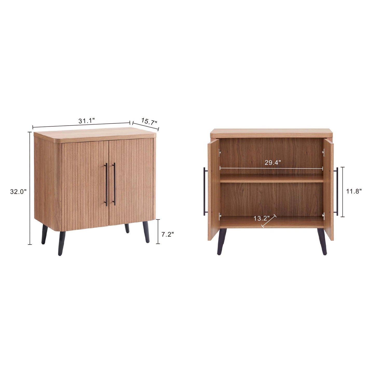Manhattan Comfort Jodie 31.1" Accent Cabinet