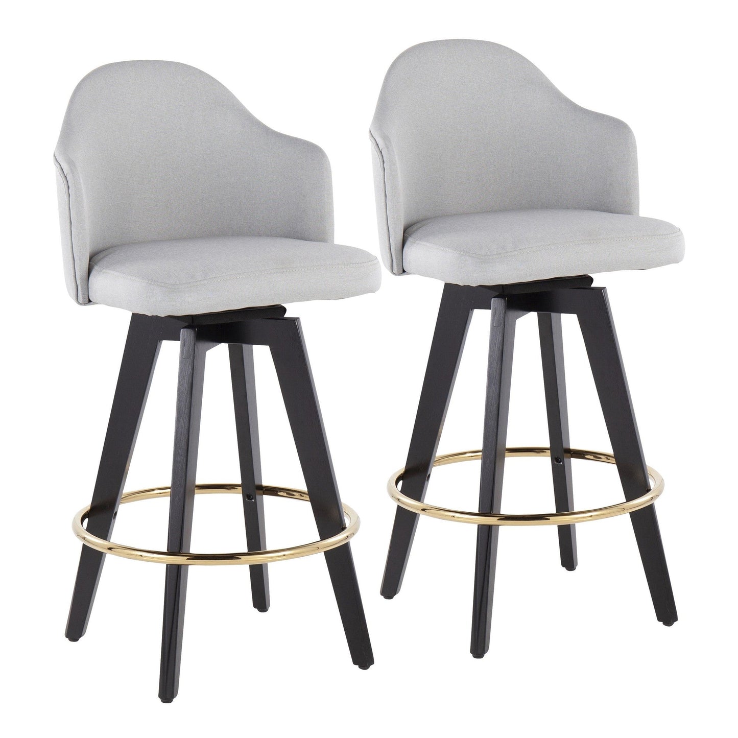 Majestic Office Furniture 26" Fixed-Height Counter Stool - Set of 2