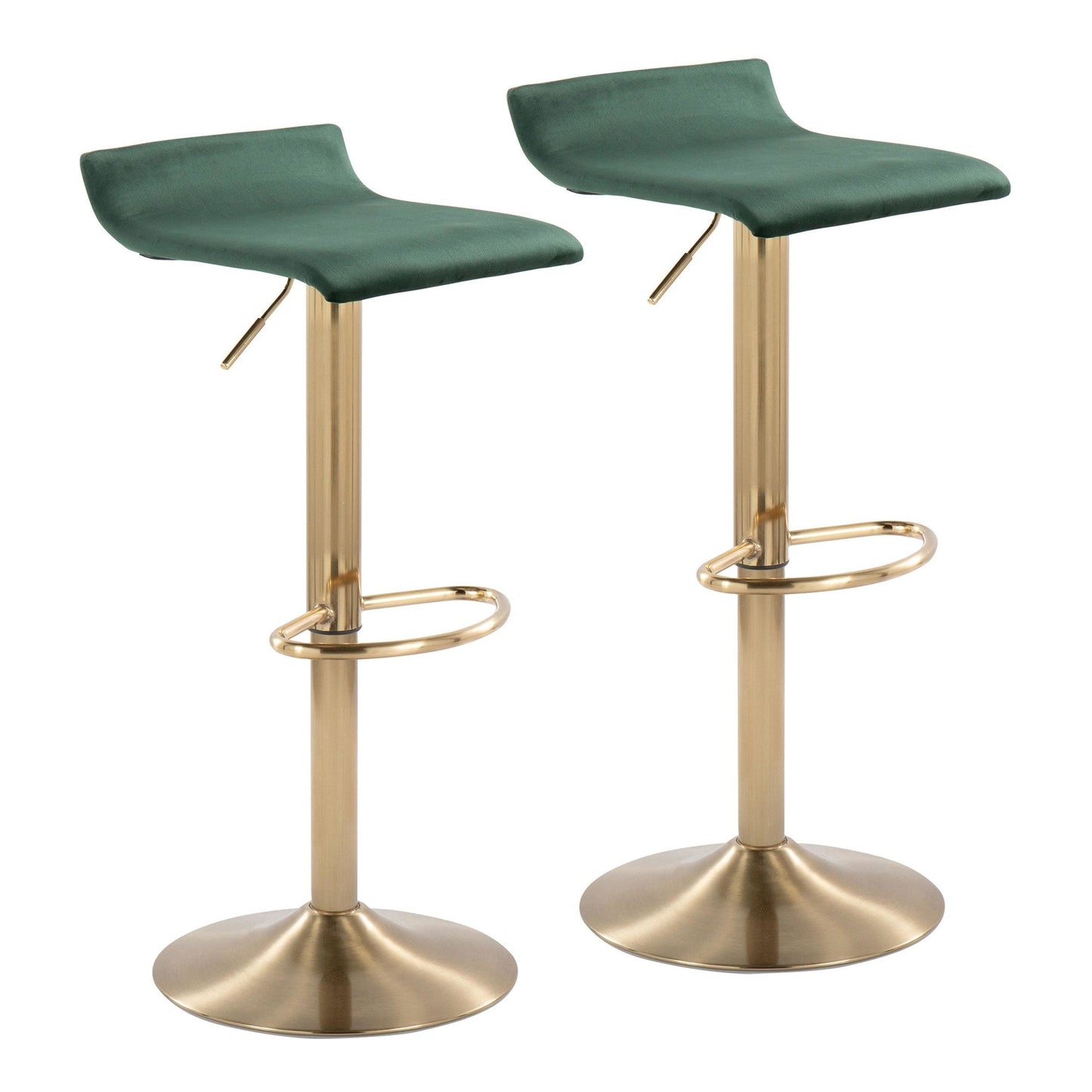 Majestic Office Furniture Adjustable Barstool - Set of 2