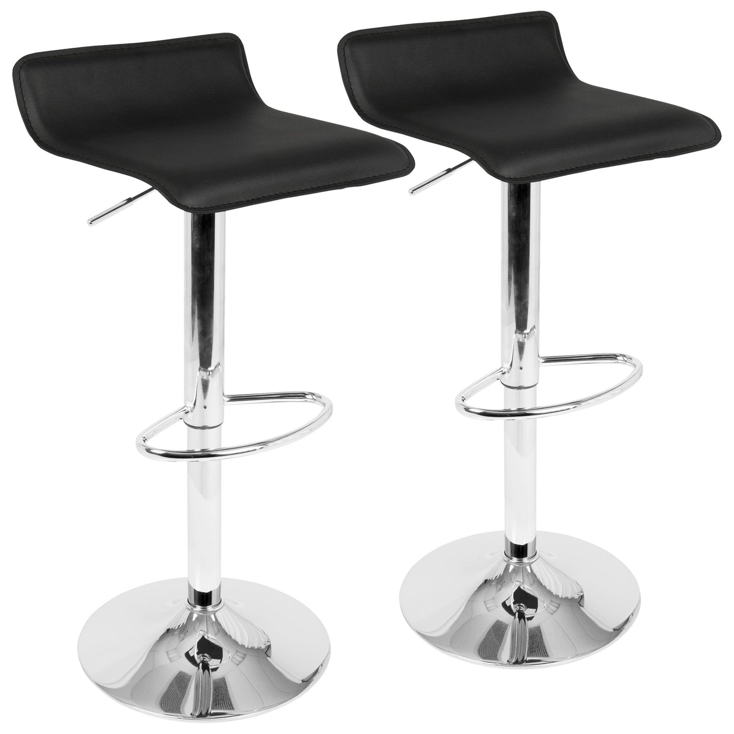 Majestic Office Furniture Adjustable Barstool - Set of 2
