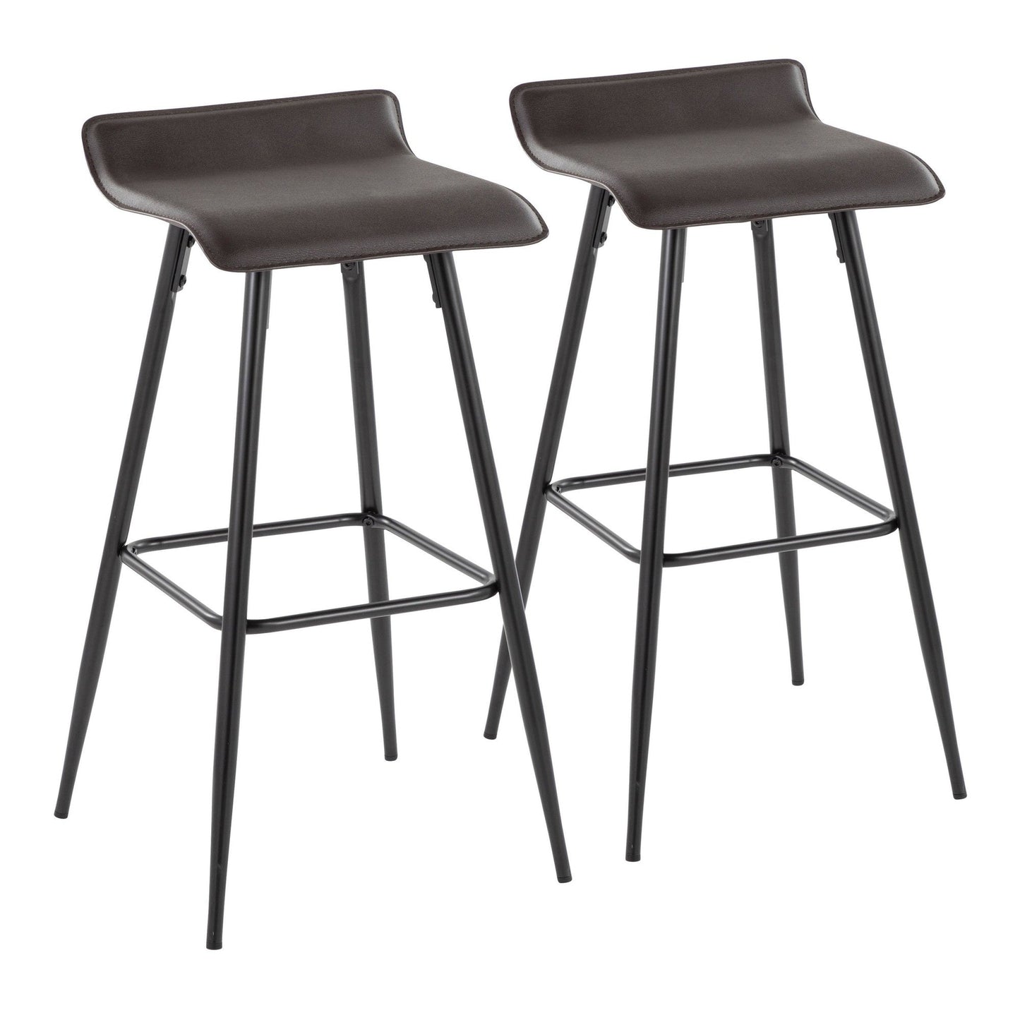 Majestic Office Furniture 30" Fixed-Height Barstool - Set of 2