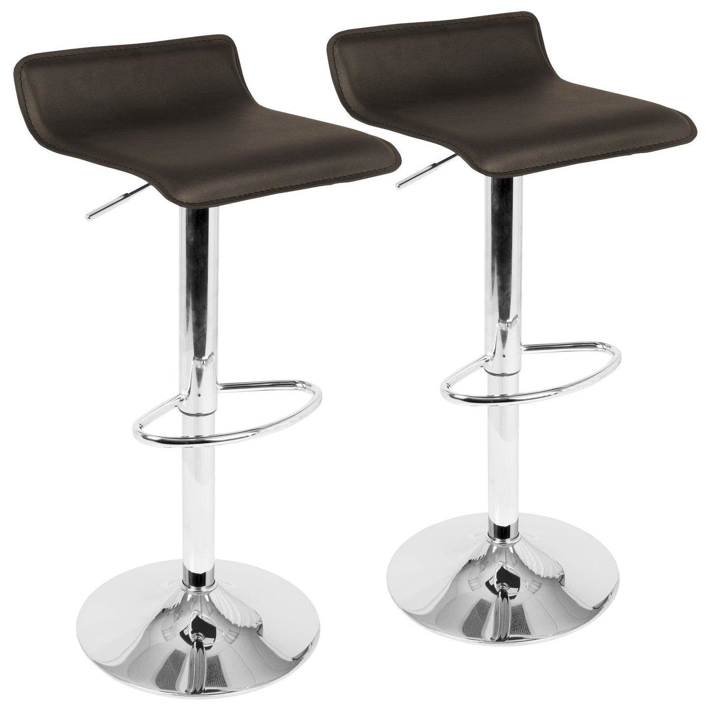 Majestic Office Furniture Adjustable Barstool - Set of 2