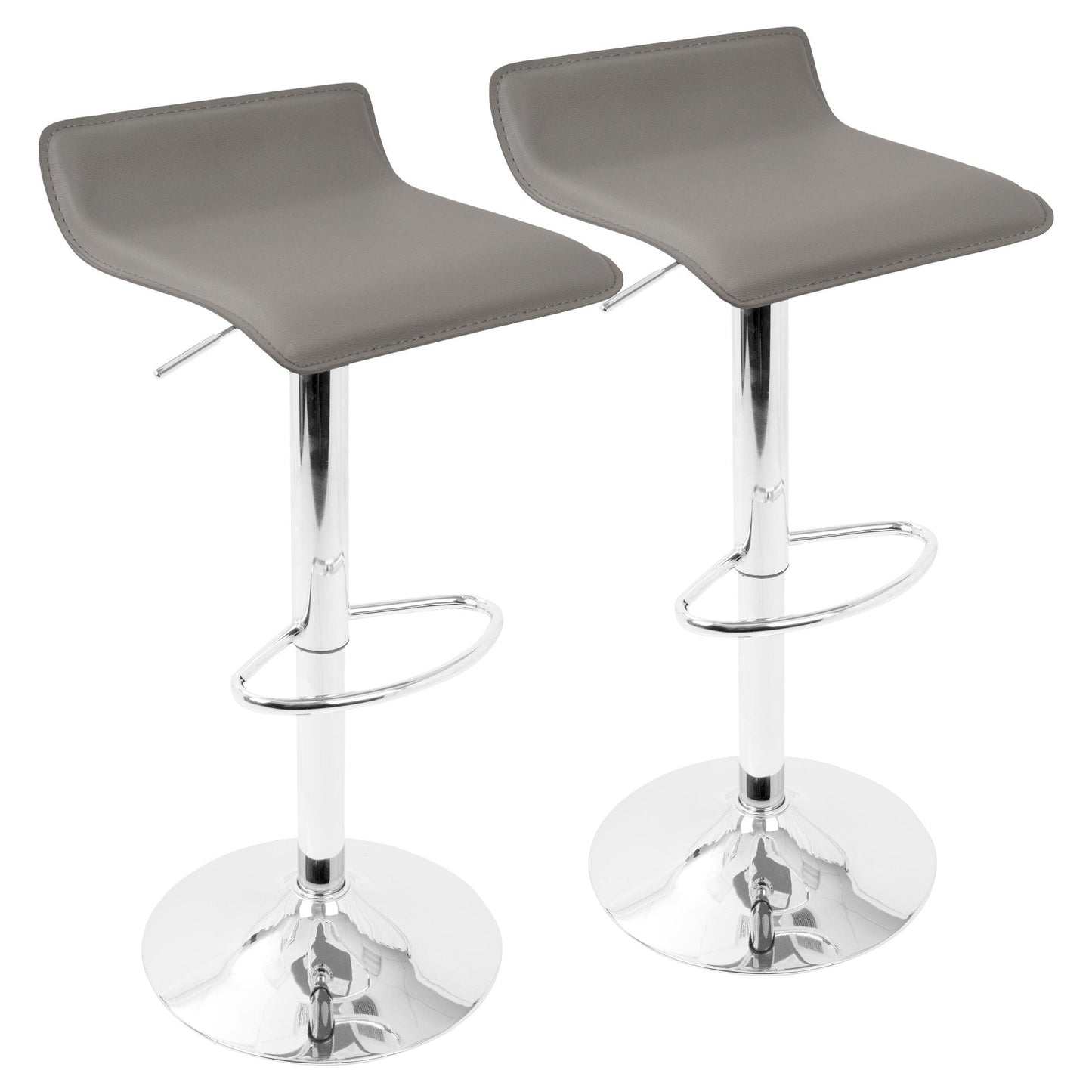 Majestic Office Furniture Adjustable Barstool - Set of 2