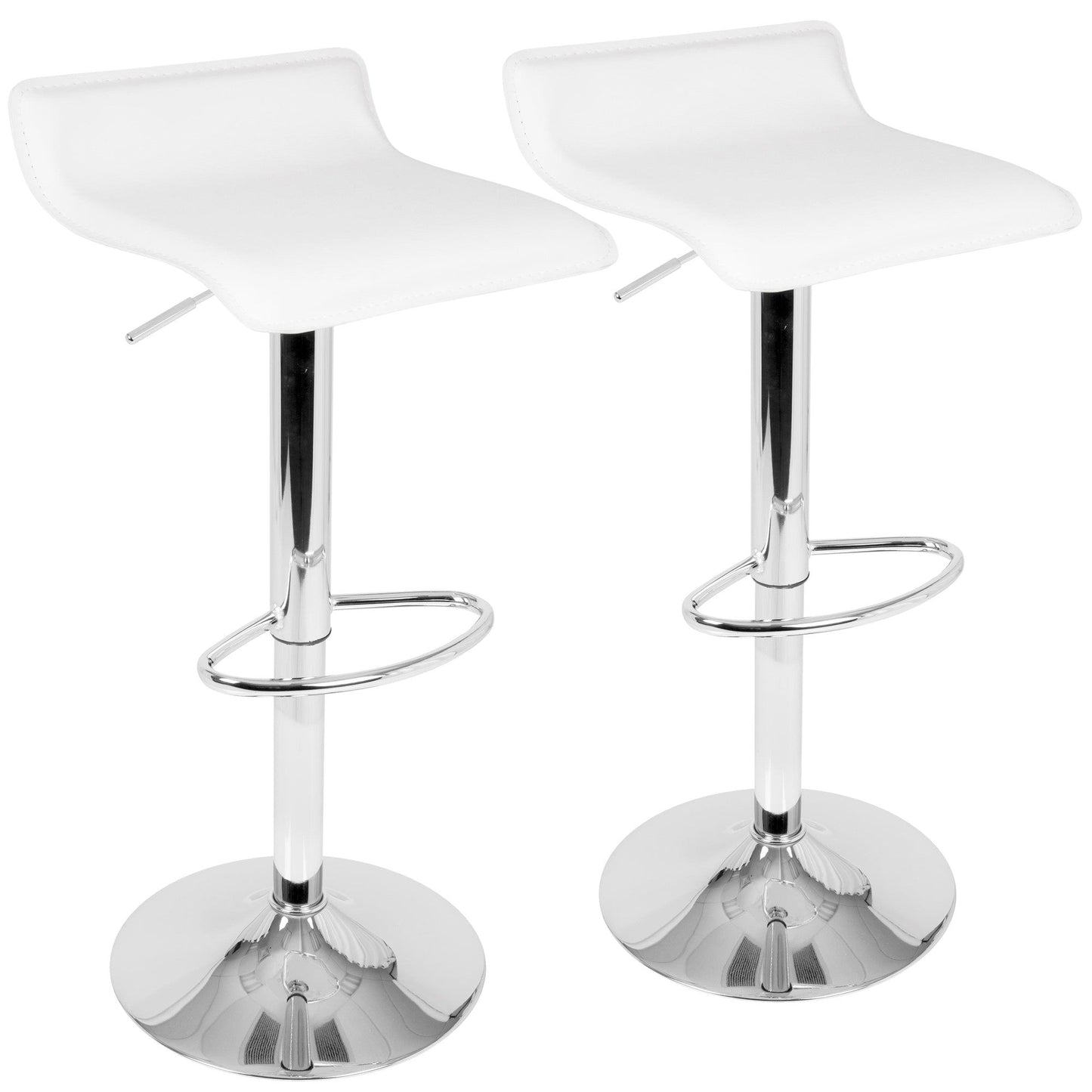Majestic Office Furniture Adjustable Barstool - Set of 2