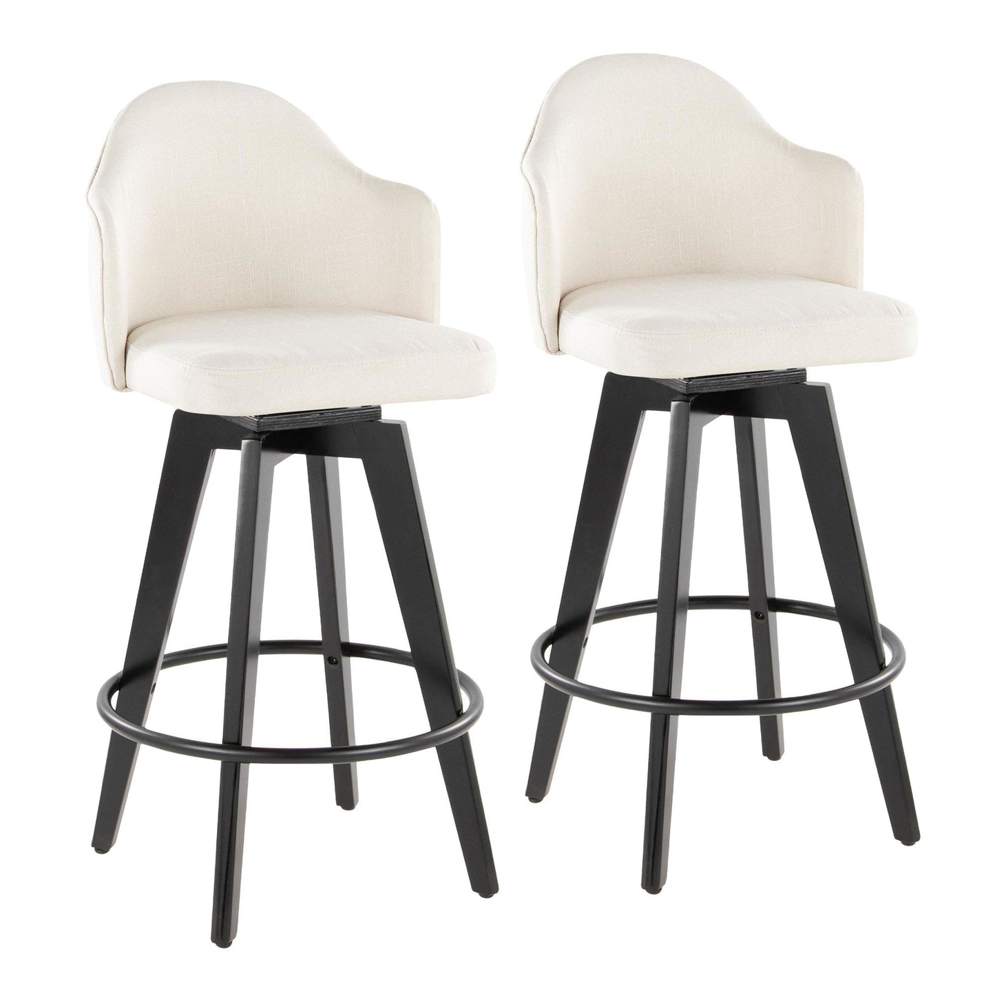 Majestic Office Furniture 26" Fixed-Height Counter Stool - Set of 2