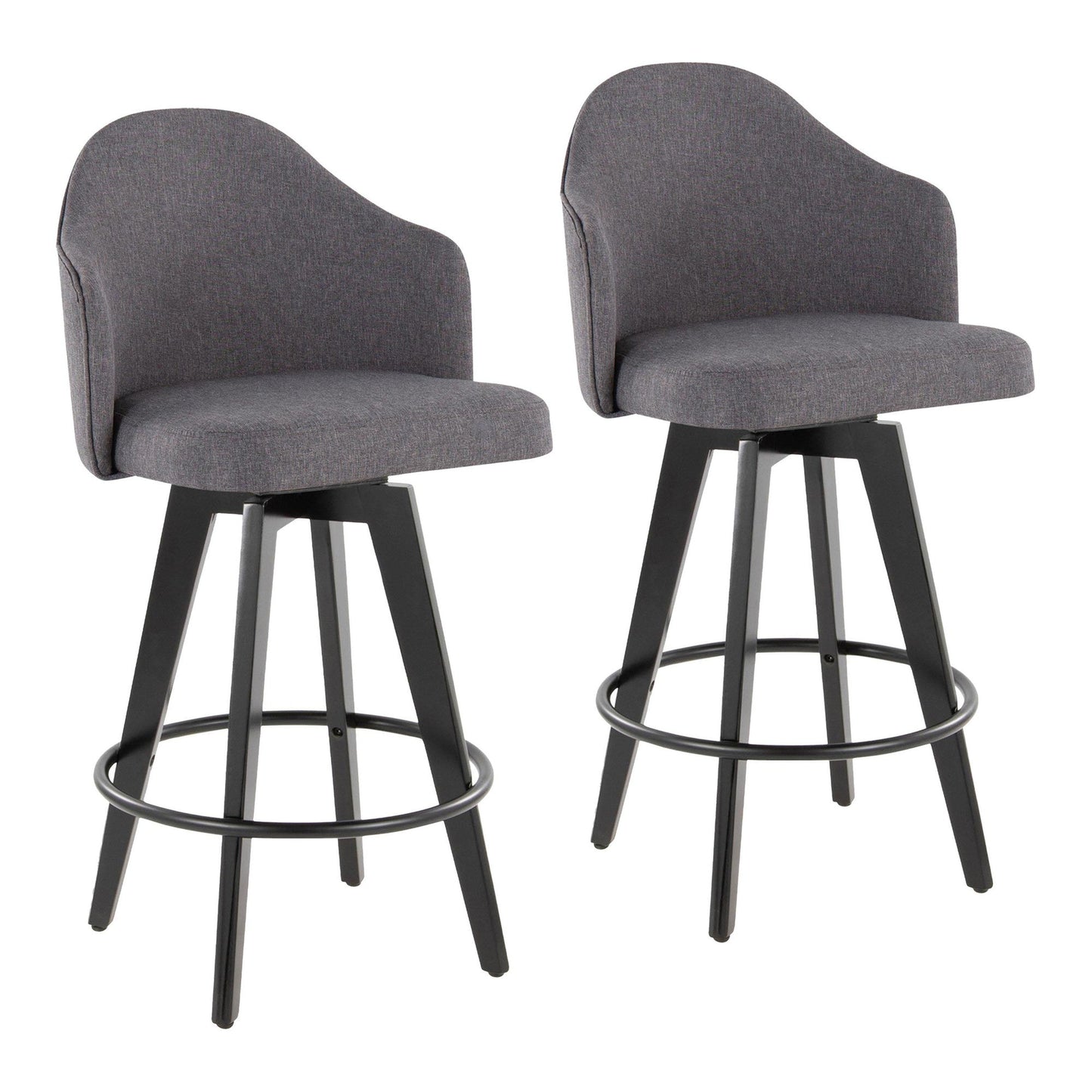 Majestic Office Furniture 26" Fixed-Height Counter Stool - Set of 2