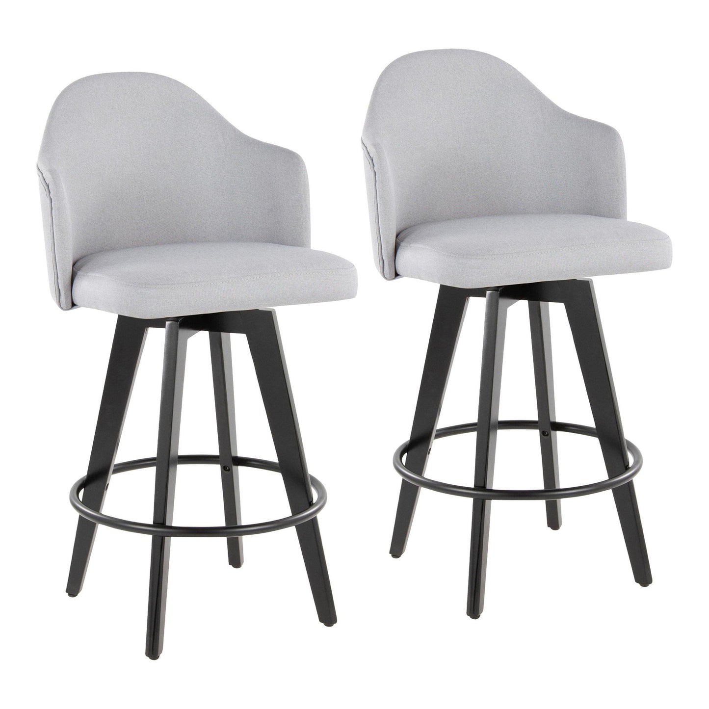 Majestic Office Furniture 26" Fixed-Height Counter Stool - Set of 2