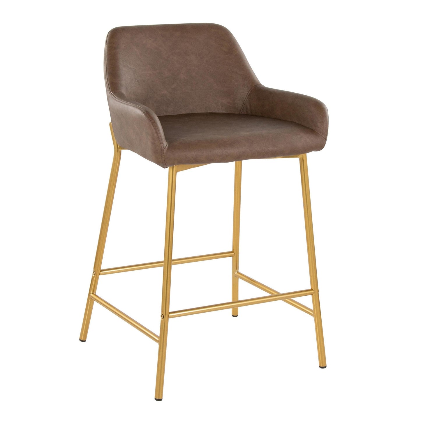 Majestic Office Furniture 24" Fixed-Height Counter Stool - Set of 2
