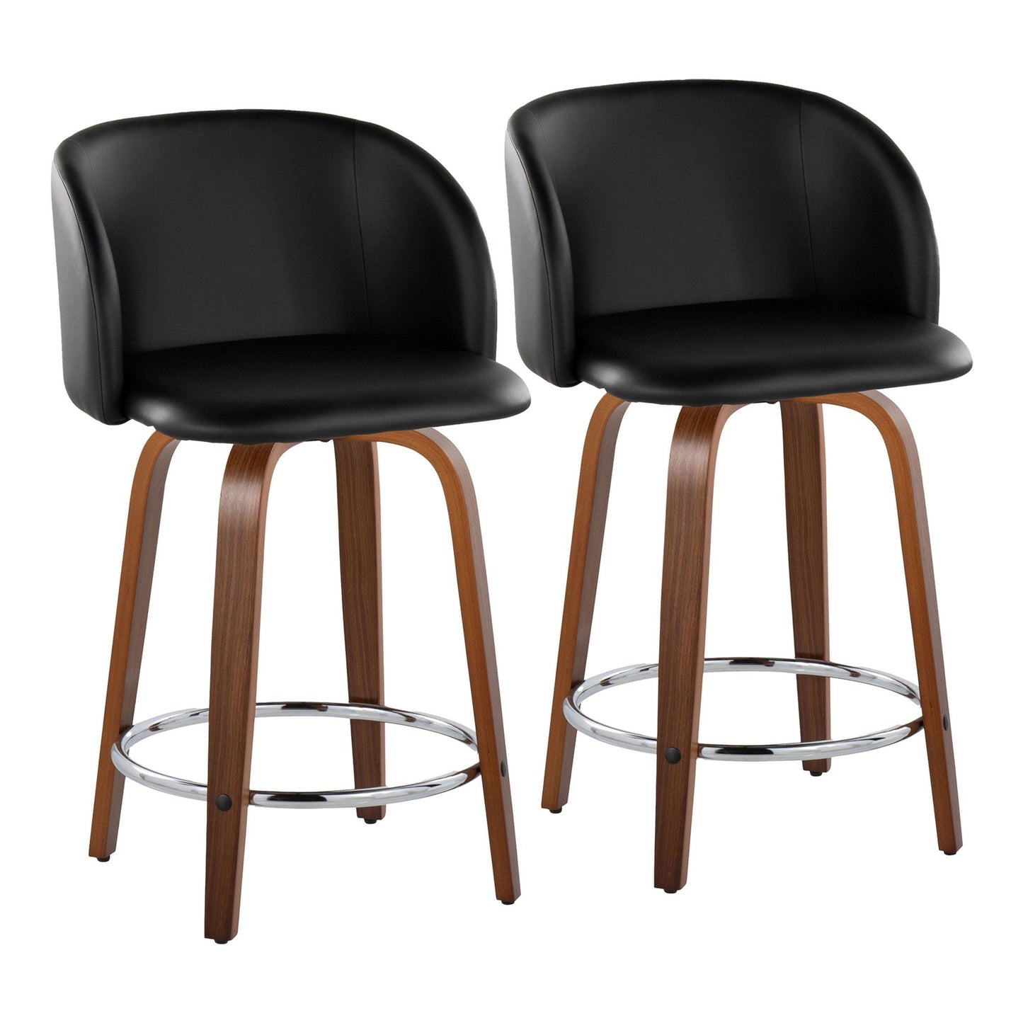 Majestic Office Furniture 24" Fixed-Height Counter Stool - Set of 2