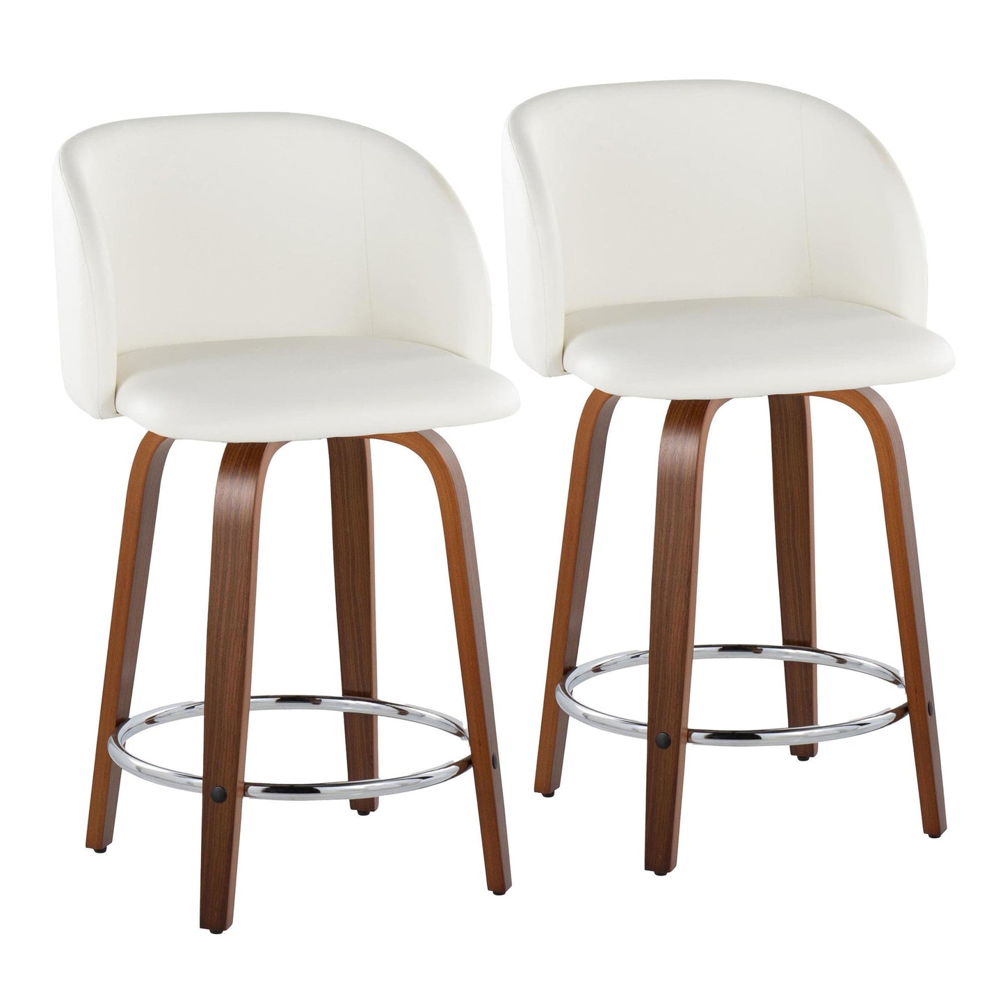 Majestic Office Furniture 24" Fixed-Height Counter Stool - Set of 2