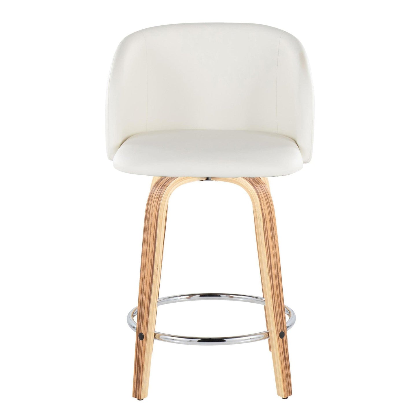 Majestic Office Furniture 24" Fixed-Height Counter Stool - Set of 2