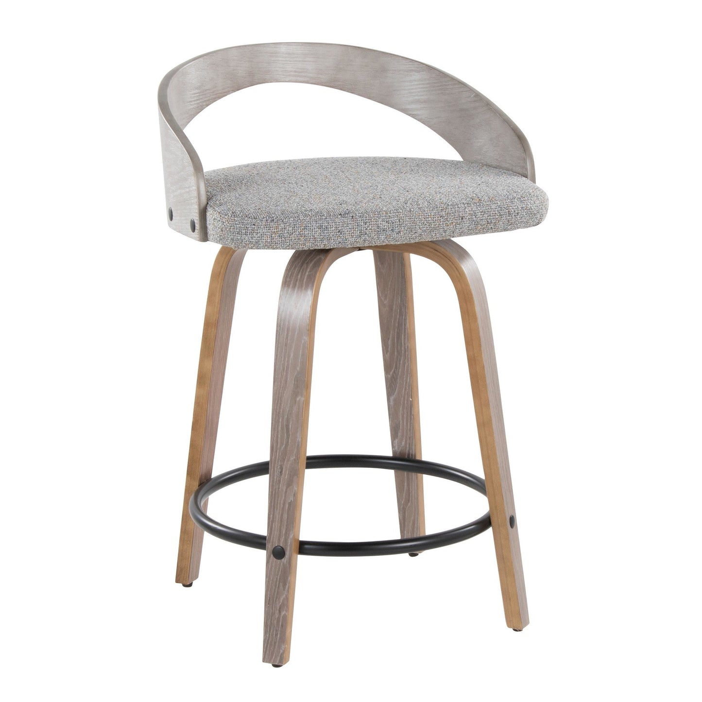Majestic Office Furniture 24" Fixed-Height Counter Stool - Set of 2