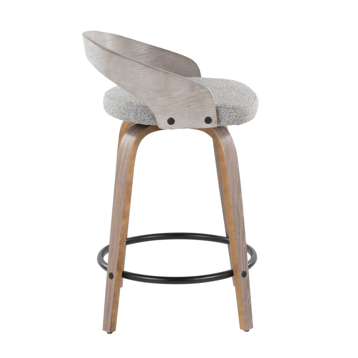 Majestic Office Furniture 24" Fixed-Height Counter Stool - Set of 2
