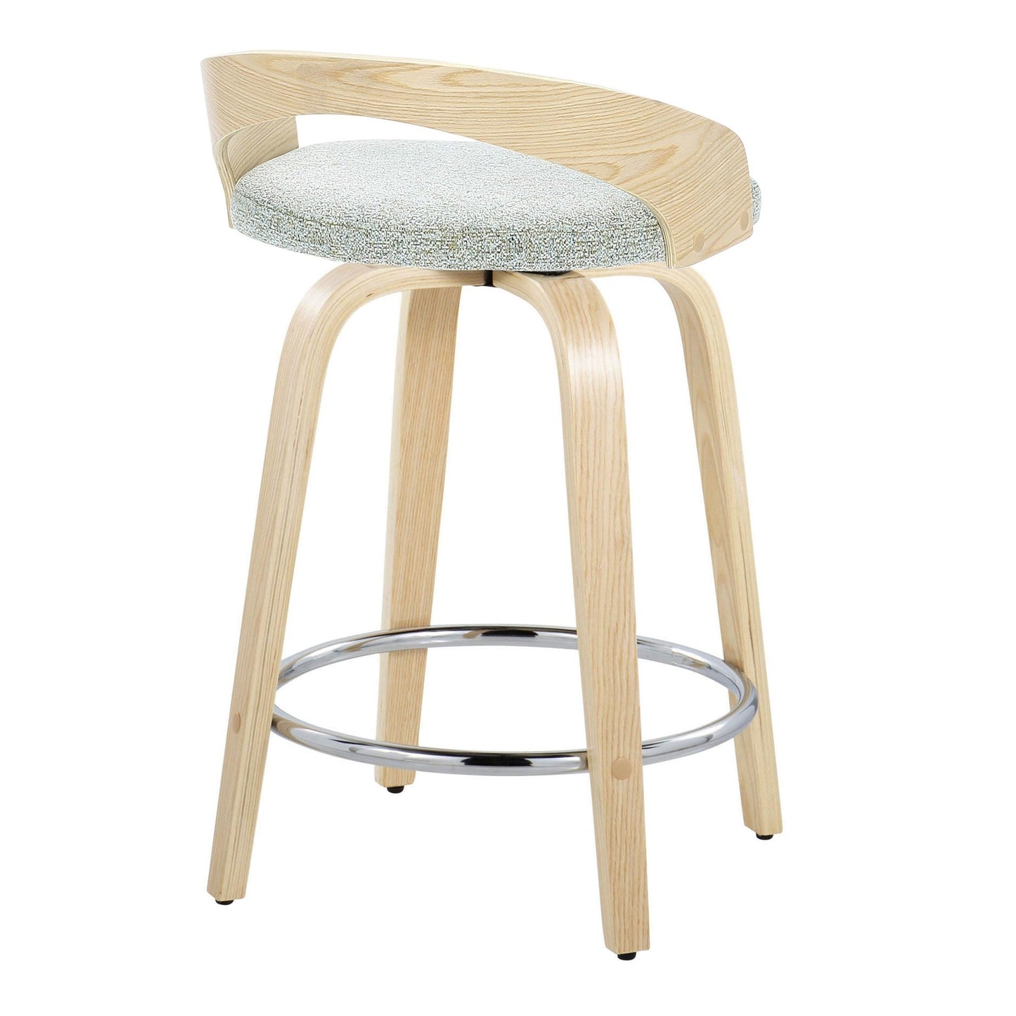 Majestic Office Furniture 24" Fixed-Height Counter Stool - Set of 2