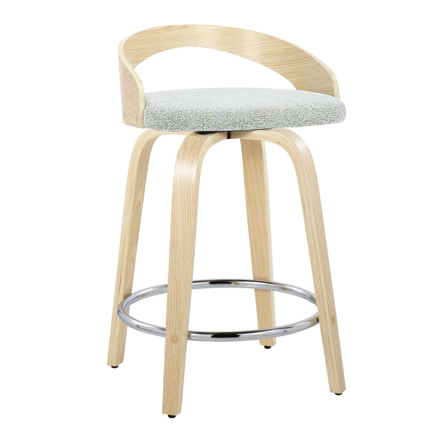 Majestic Office Furniture 24" Fixed-Height Counter Stool - Set of 2