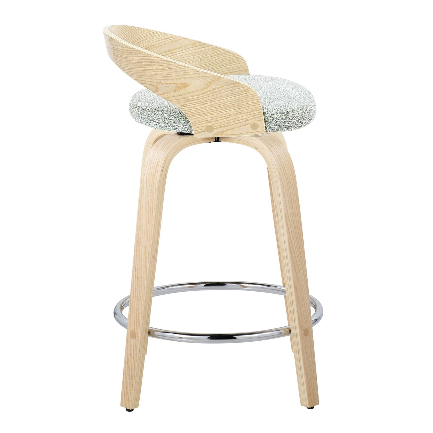 Majestic Office Furniture 24" Fixed-Height Counter Stool - Set of 2