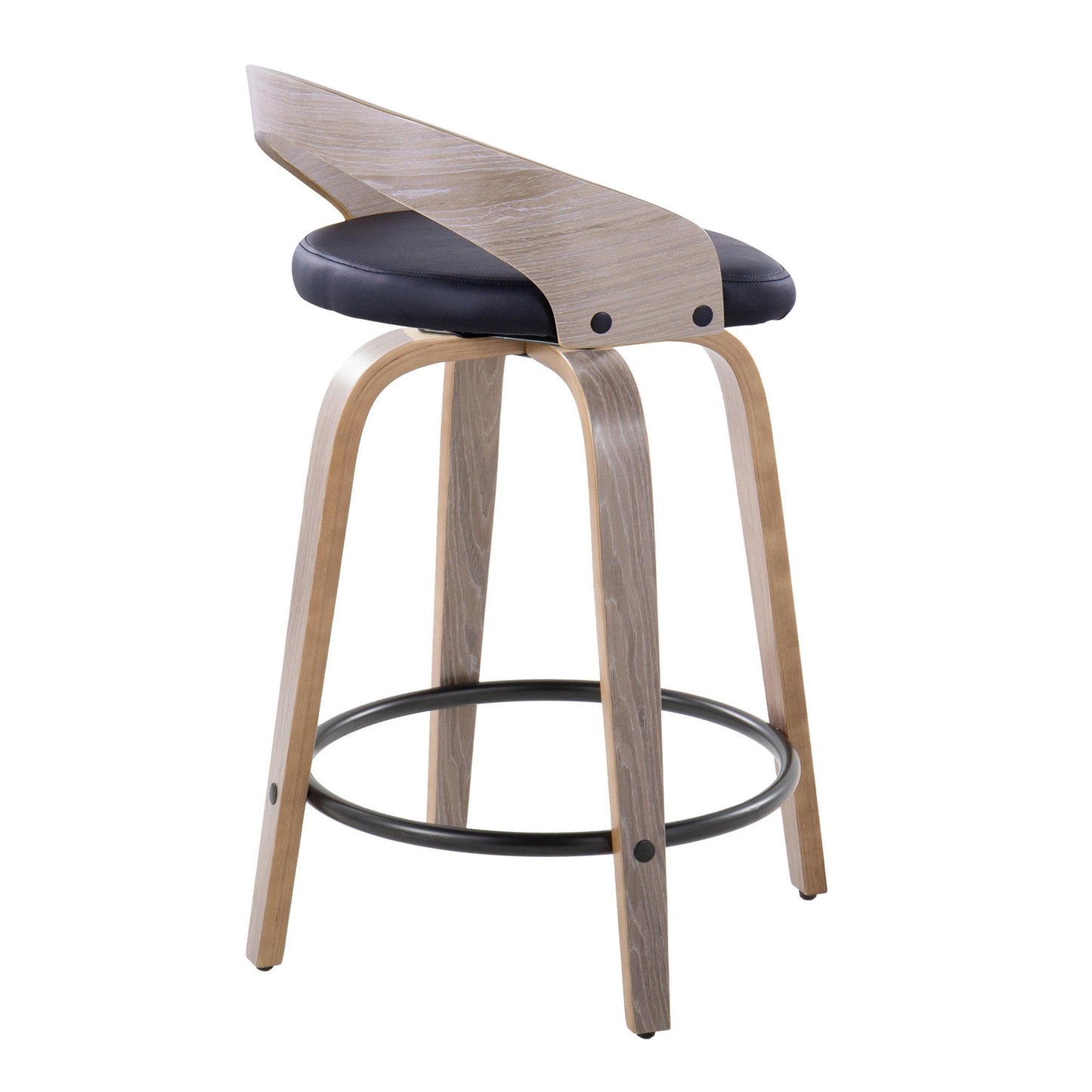 Majestic Office Furniture 24" Fixed-Height Counter Stool - Set of 2