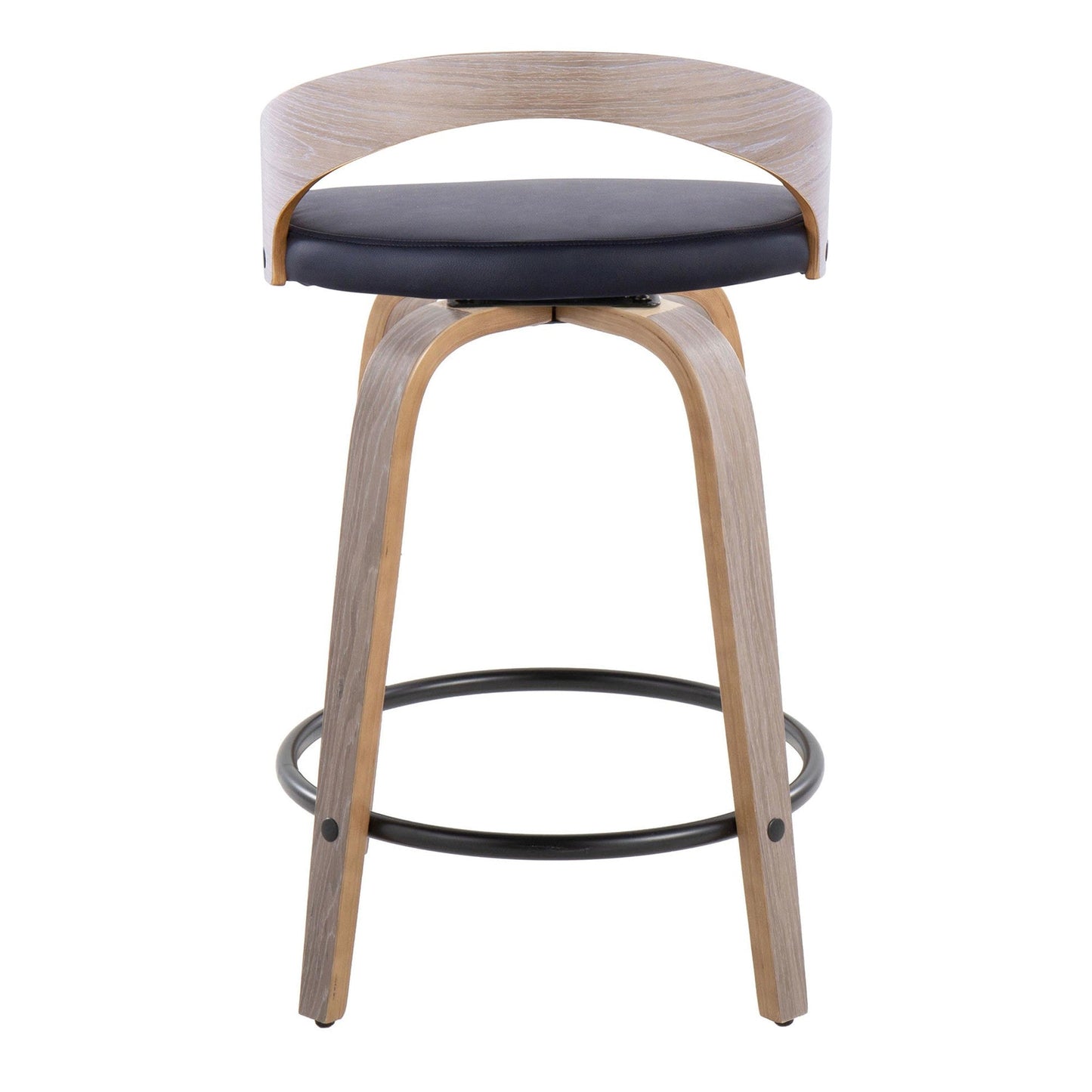 Majestic Office Furniture 24" Fixed-Height Counter Stool - Set of 2