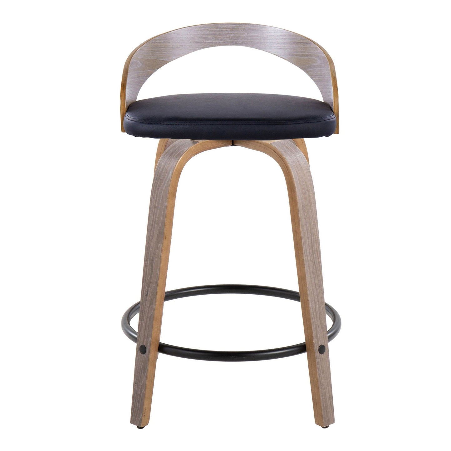 Majestic Office Furniture 24" Fixed-Height Counter Stool - Set of 2