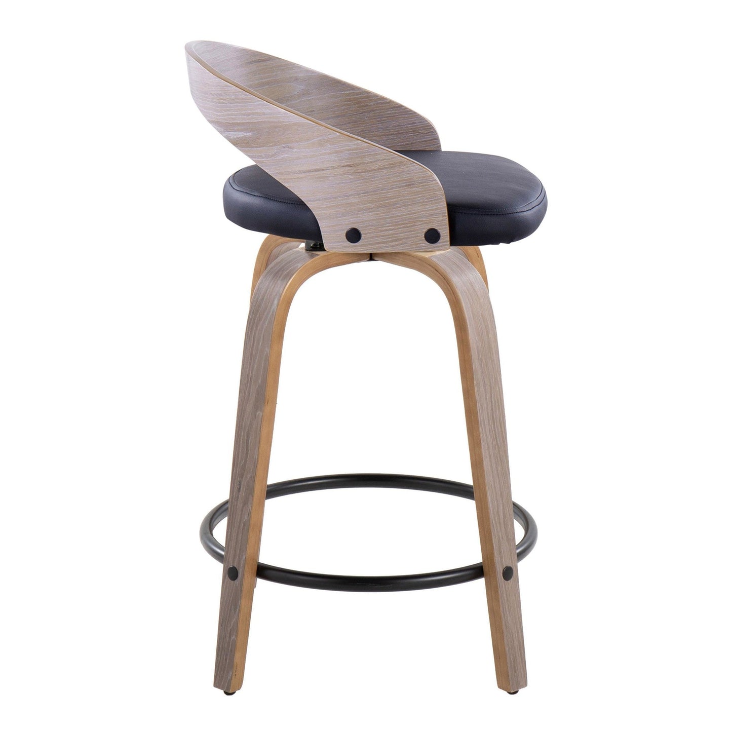 Majestic Office Furniture 24" Fixed-Height Counter Stool - Set of 2