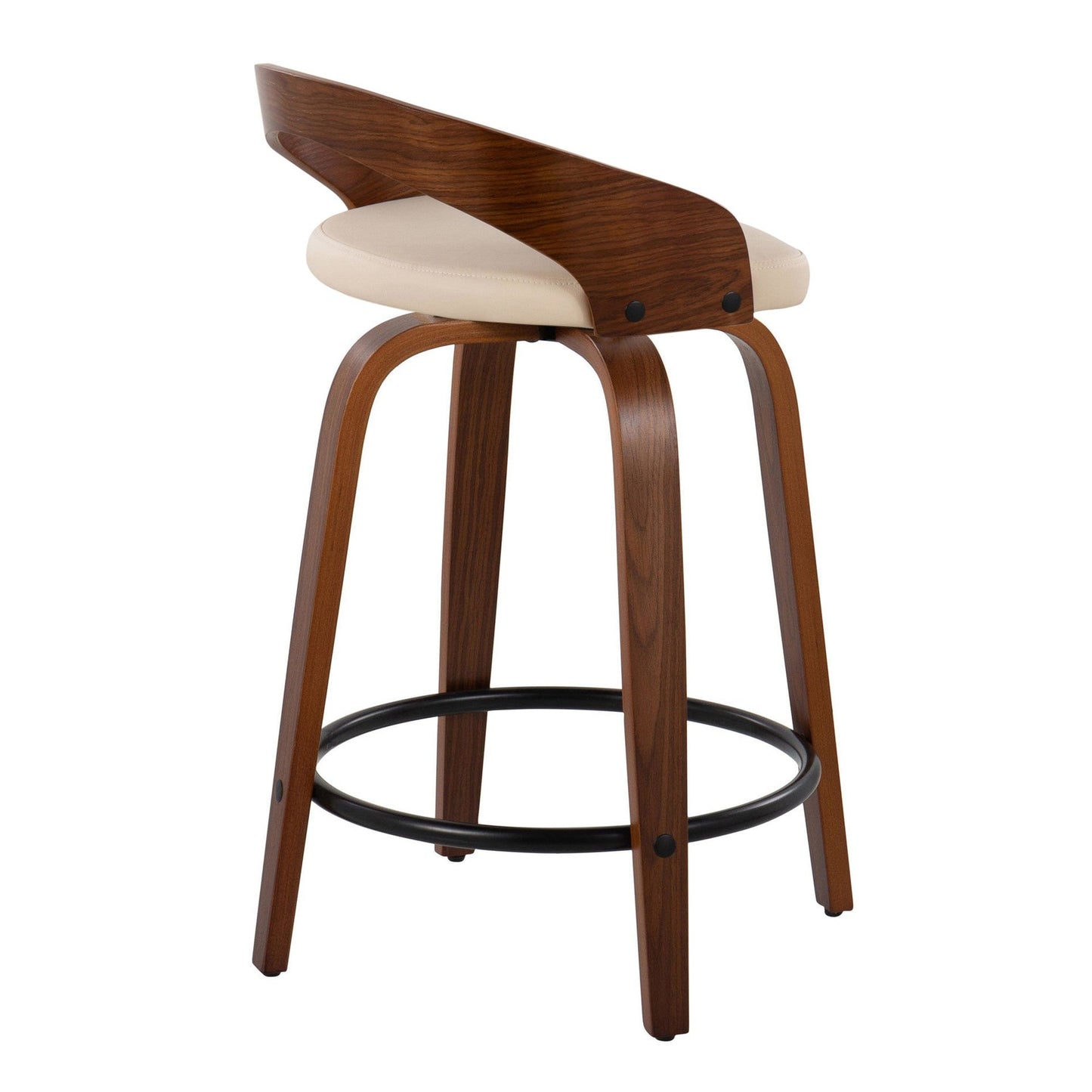 Majestic Office Furniture 24" Fixed-Height Counter Stool - Set of 2