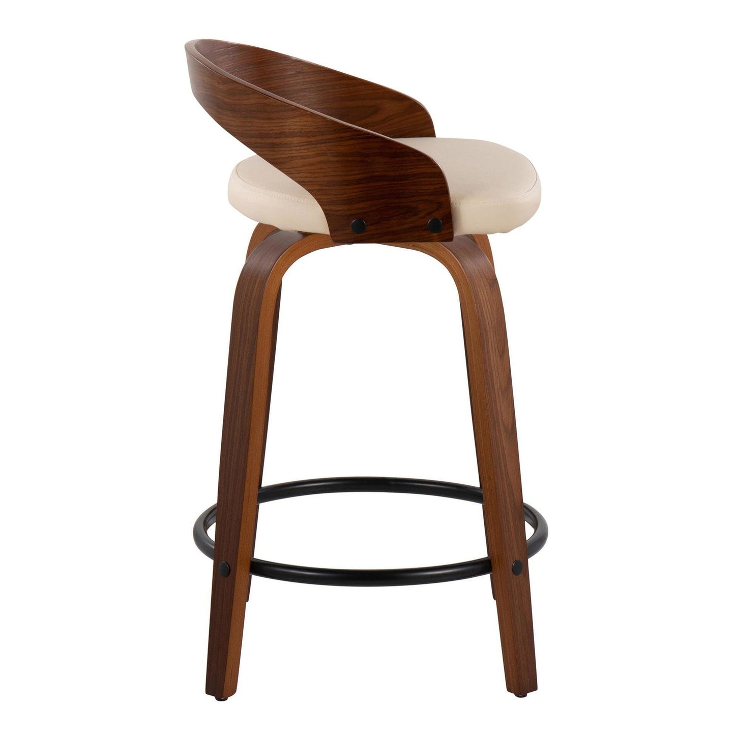 Majestic Office Furniture 24" Fixed-Height Counter Stool - Set of 2