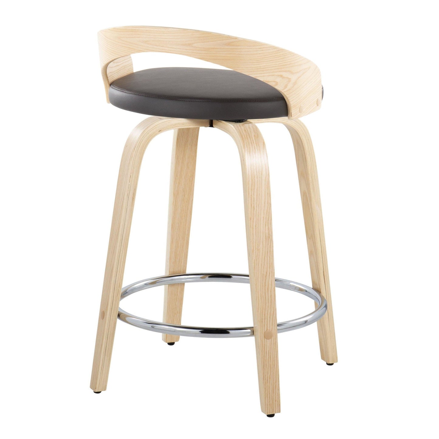 Majestic Office Furniture 24" Fixed-Height Counter Stool - Set of 2