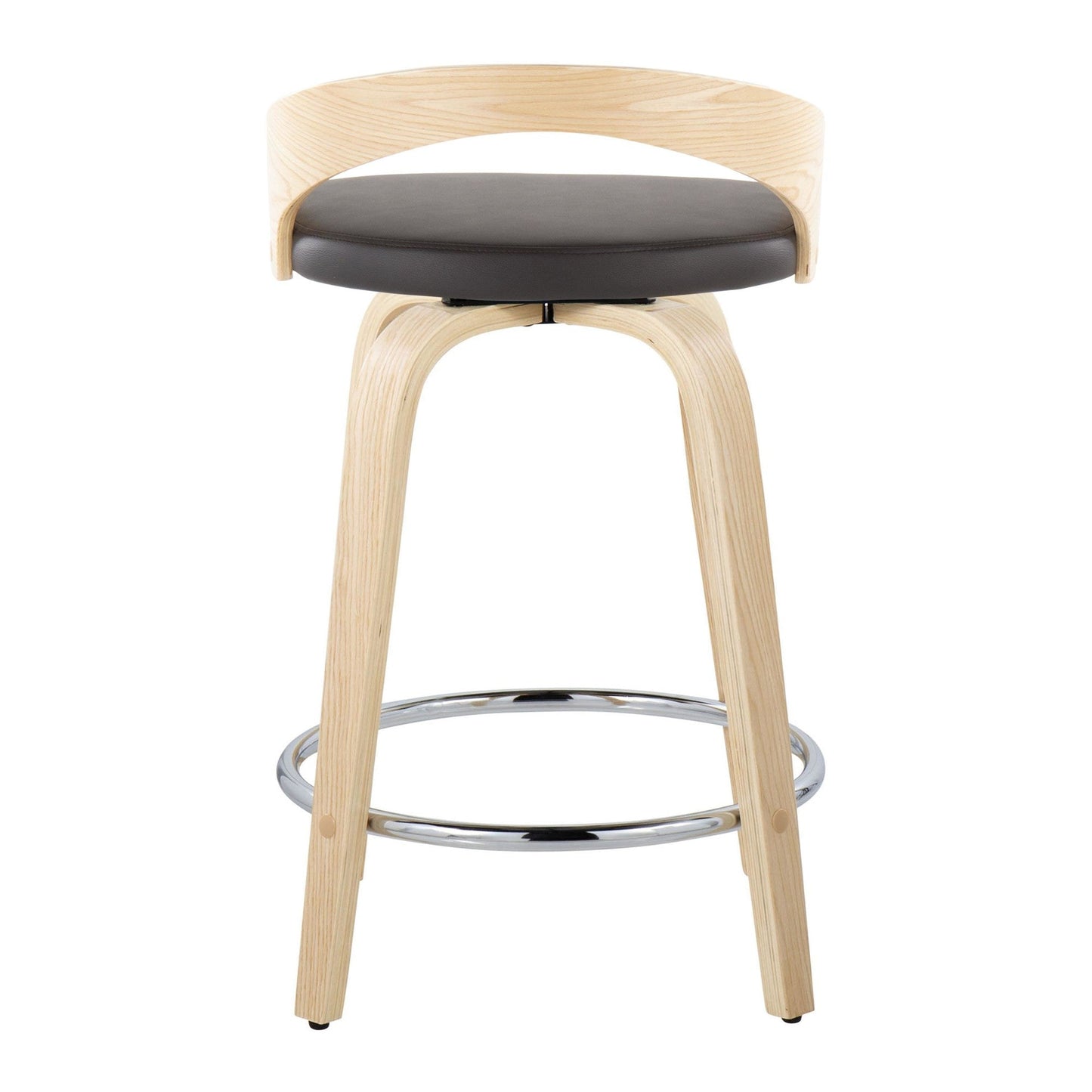 Majestic Office Furniture 24" Fixed-Height Counter Stool - Set of 2
