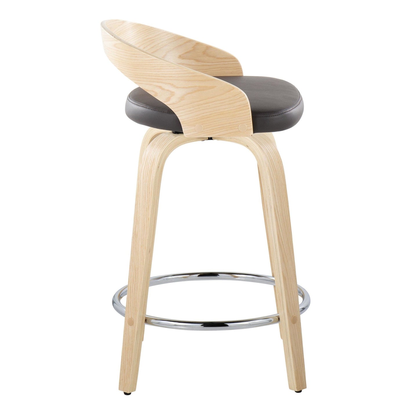 Majestic Office Furniture 24" Fixed-Height Counter Stool - Set of 2