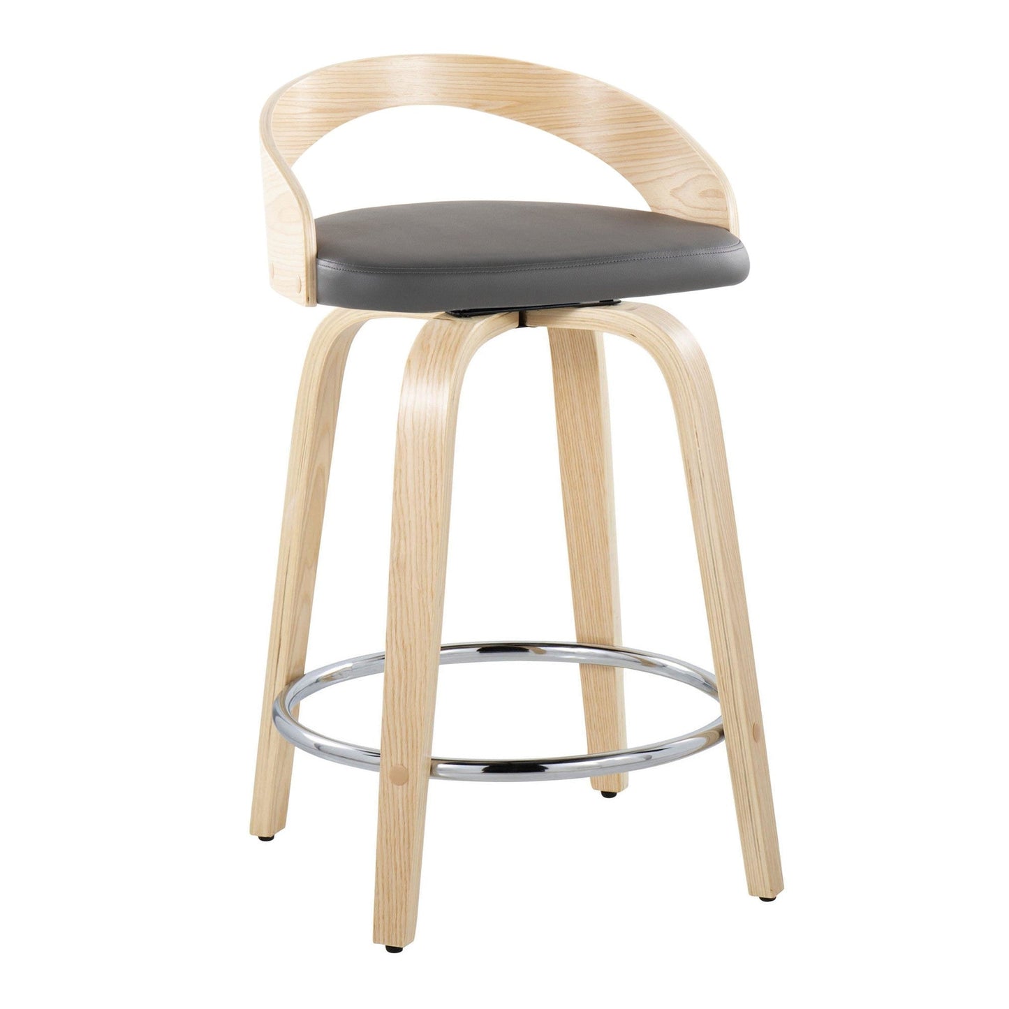 Majestic Office Furniture 24" Fixed-Height Counter Stool - Set of 2