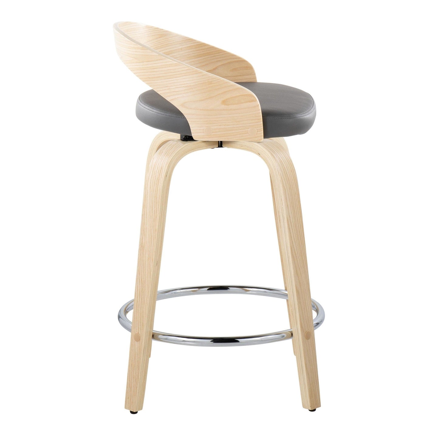 Majestic Office Furniture 24" Fixed-Height Counter Stool - Set of 2