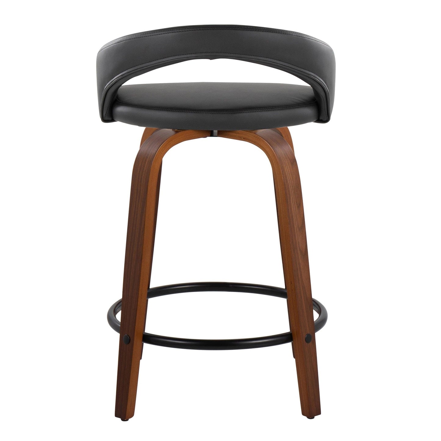 Majestic Office Furniture Upholstered 24" Fixed-Height Counter Stool - Set of 2