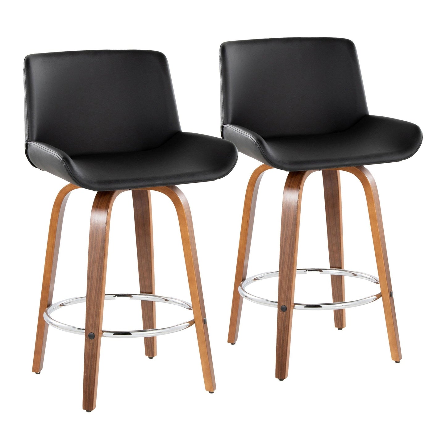 Majestic Office Furniture 24" Fixed-Height Counter Stool - Set of 2