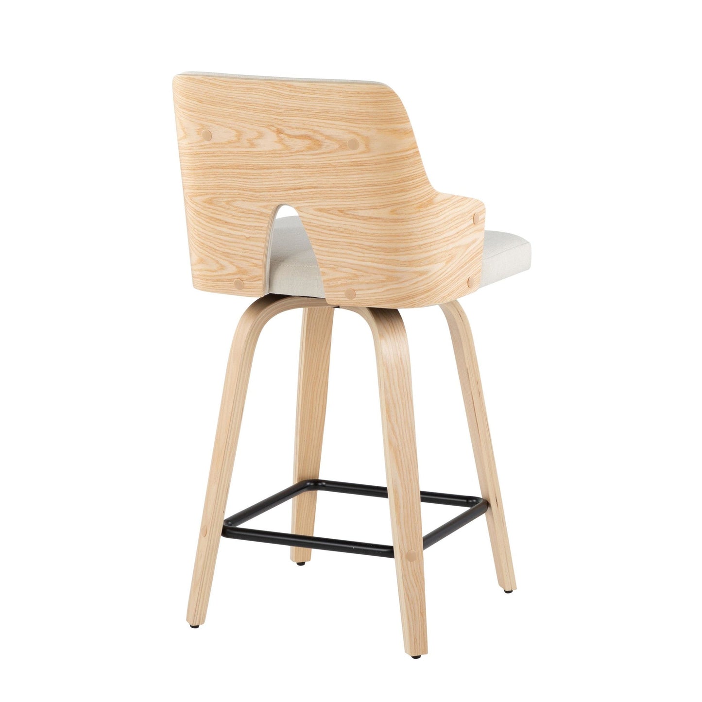 Majestic Office Furniture 24" Fixed-Height Counter Stool - Set of 2
