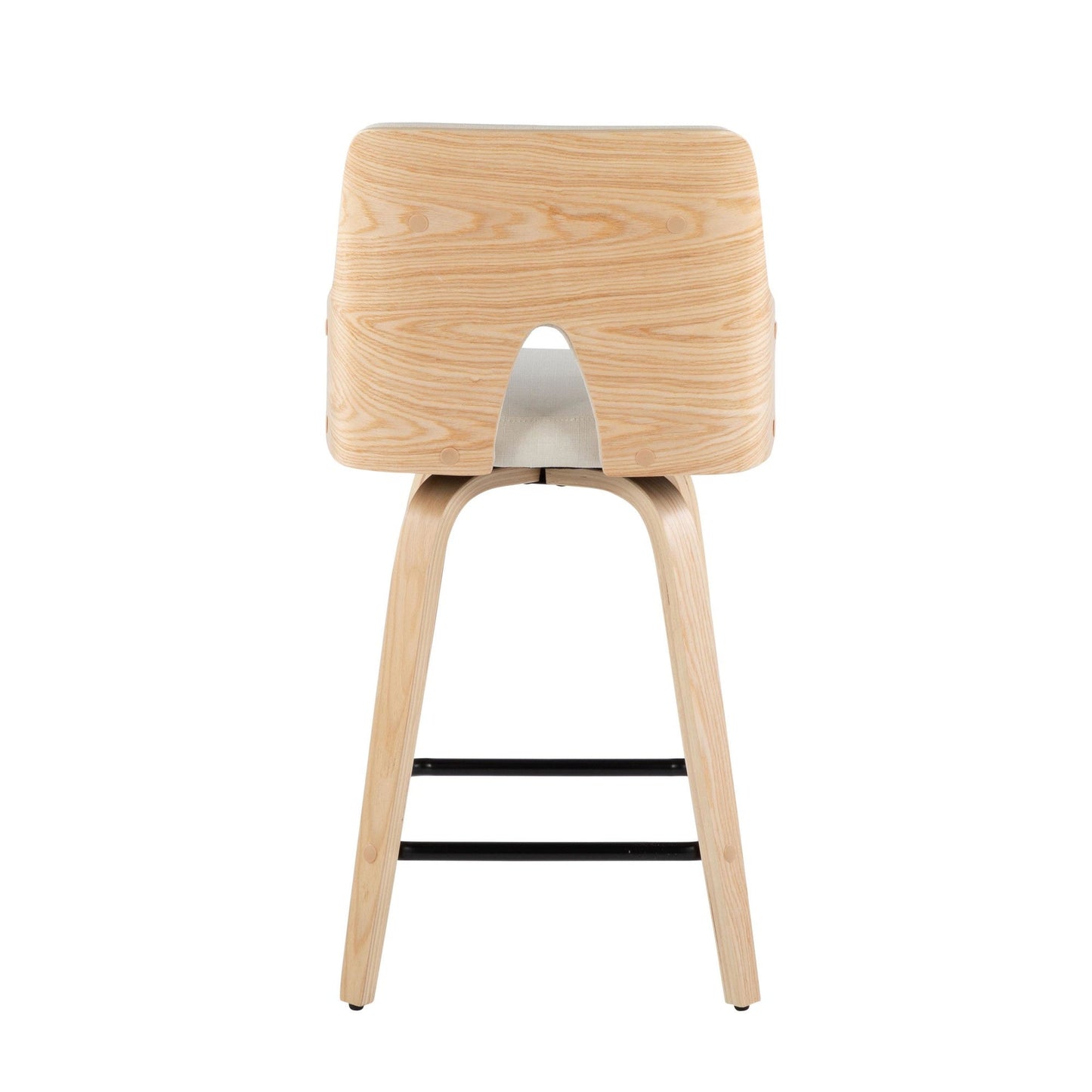 Majestic Office Furniture 24" Fixed-Height Counter Stool - Set of 2