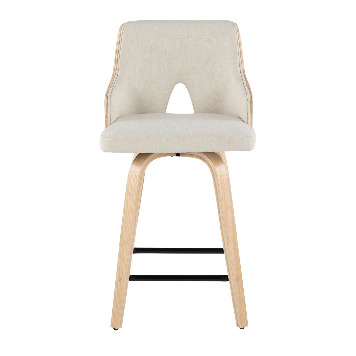 Majestic Office Furniture 24" Fixed-Height Counter Stool - Set of 2